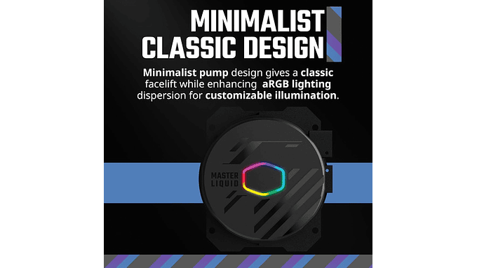 Cooler Master Masterliquid 360l Core Argb Cpu Liquid Cooler 3