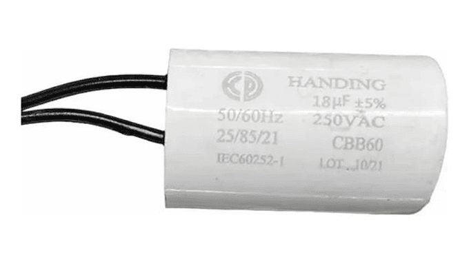 Condensador Capacitor 18uf Para Motor Veloti 250vac 50/60h 1