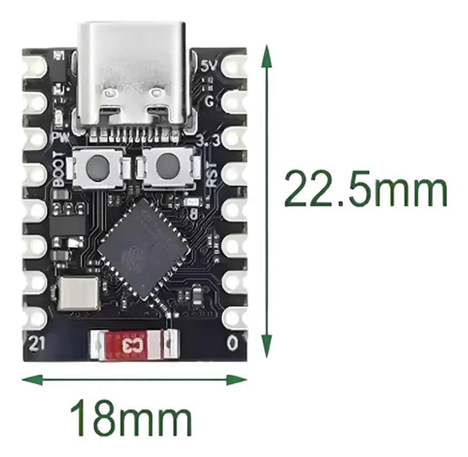 Placa Desarrollo Esp32-c3 Supermini Wifi Bluetooth P/arduino 2