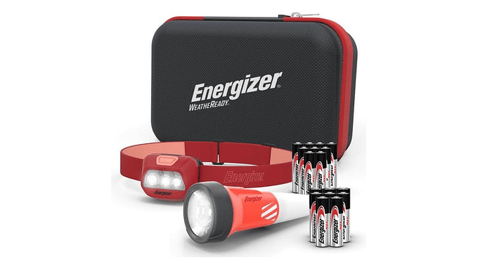 Linterna Kit De Emergencia 2 Linternas Pilas Y Estuche 1