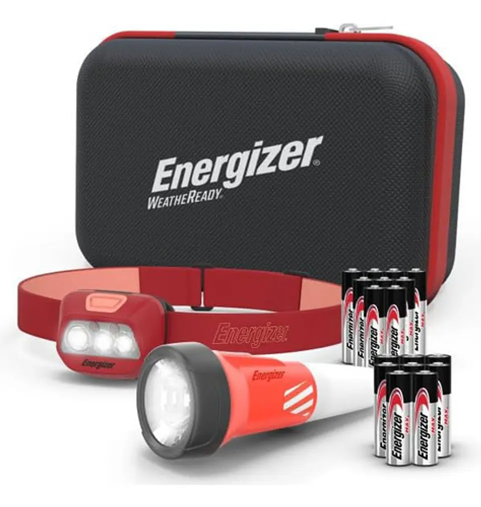 Linterna Kit De Emergencia 2 Linternas Pilas Y Estuche 1