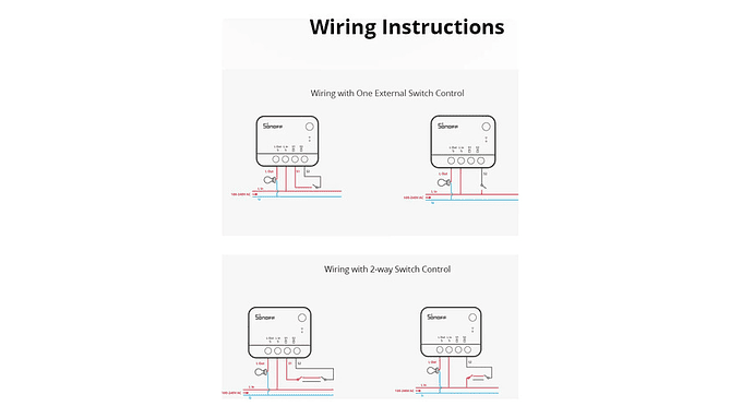 Interruptor Zigbee Sin Neutro Sonoff Mini Extreme Zbminil2 3