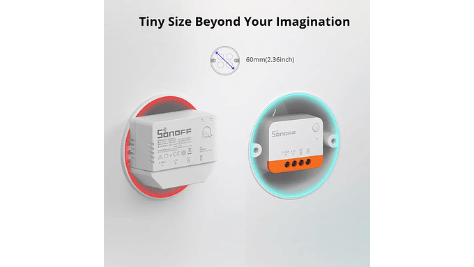 Interruptor Zigbee Sin Neutro Sonoff Mini Extreme Zbminil2 4
