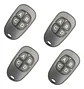 Pack 4 Controles Remotos Portón 4 Botones Varias Marcas - Miniatura 1