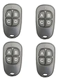 Pack 4 Controles Remotos Portón 4 Botones Varias Marcas - Miniatura 2