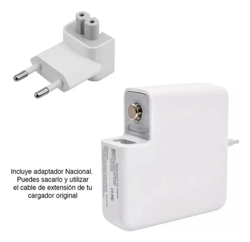 Cargador Para Macbook 45w Magsafe 1 Tipo L 14.5v 3.1amp 2