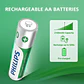Pack 4 Pilas Philips Aaa Recargables Nimh 1000mah 1.2v - Miniatura 6