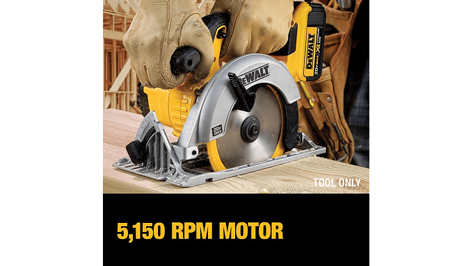 Sierra Circular Dewalt 20 V Max Dcs391b, 460 W 6