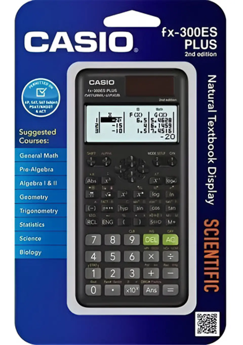 Calculadora Casio Científica 2a Edición  Fx-300espls2a  Edición Libro Texto Natural 2
