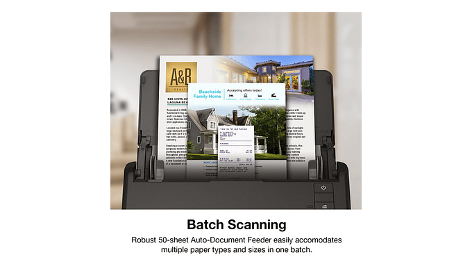Escáner Dúplex Workforce Epson Es-400 Ii Usb Con Adf 2