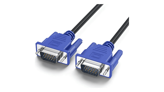 Cable Vga Largo 1.5 Metro Macho A Macho Monitor Pc Proyector 1