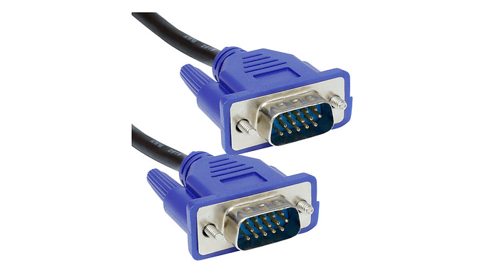 Cable Vga Largo 1.5 Metro Macho A Macho Monitor Pc Proyector 3