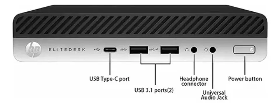Mini Pc Hp 800 G3 Core I3 8gb Ram 256gb Ssd Usb-c (Reacondicionado) 4
