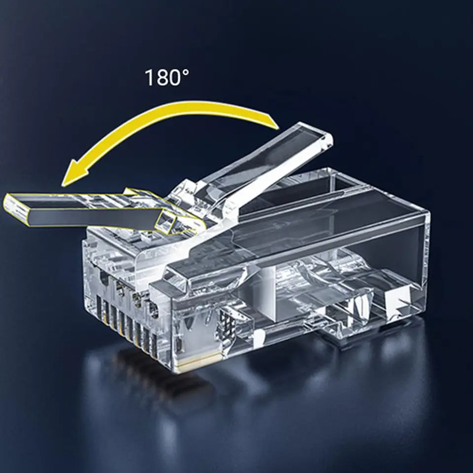 Conectores Rj45 Cat6 100 Unidades Utp Sólido O Trenzado 2