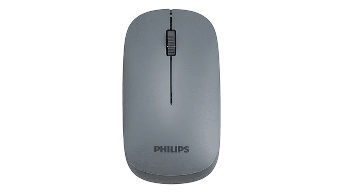 Mouse Bluetooth E Inalambrico Philips 1600 Dpi, 3 Botones Gris 2
