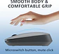 Mouse Bluetooth E Inalambrico Philips 1600 Dpi, 3 Botones Gris - Miniatura 3