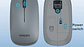 Mouse Bluetooth E Inalambrico Philips 1600 Dpi, 3 Botones Gris - Miniatura 5