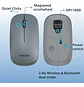 Mouse Bluetooth E Inalambrico Philips 1600 Dpi, 3 Botones Gris - Miniatura 5