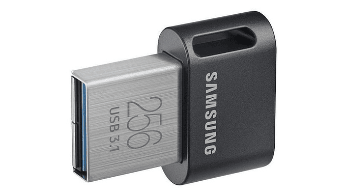 Pendrive Samsung Fit Plus Muf-256ab/am 256gb 3.1 Gen 1 Gris 2