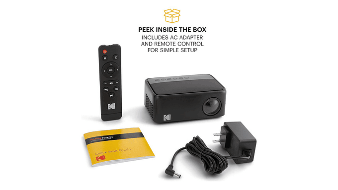 Mini Proyector Kodak Flik X1 100  Hdmi/usb Portátil 3