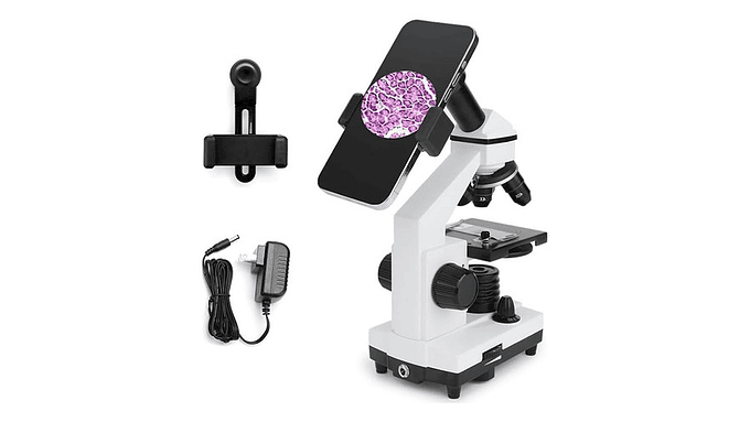 Microscopio Dcorn 100x-2000x Con Luz Led, Adaptador Móvil 2