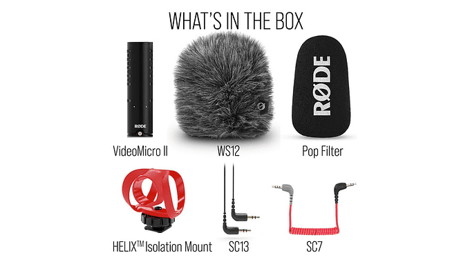 Micrófono Direccional Rode Videomicro Ii, Cámara Digital Negra 3