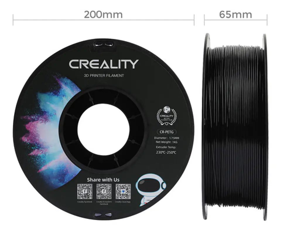 Filamento Oficial De Impresora 3d Creality Petg De 1,75 Mm 4