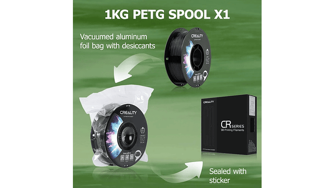 Filamento Oficial De Impresora 3d Creality Petg De 1,75 Mm 9