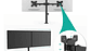Soporte De Monitor Doble Escritorio Articulado 17 A 32 - Miniatura 3