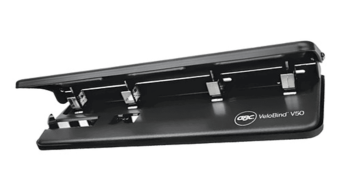 Anilladora Encuadernadora Velobind V50 Gbc 4 Perforaciones 3