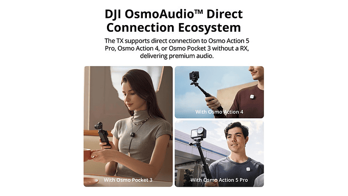 Dji Mic Mini Transmisor Negro Infinity 4