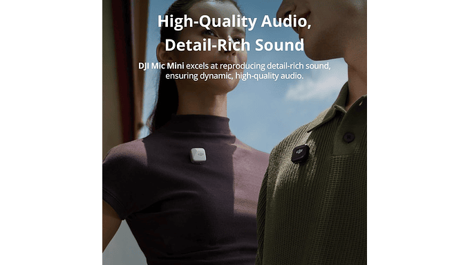 Dji Mic Mini Transmisor Negro Infinity 6