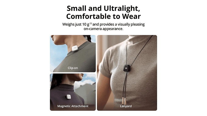 Dji Mic Mini Transmisor Negro Infinity 7