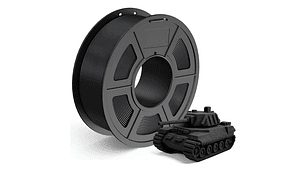 Filamento Pla Tecbears3d Para Impresora 3d 1.75 Mm 1 Kg - Negro Mate Matte Black