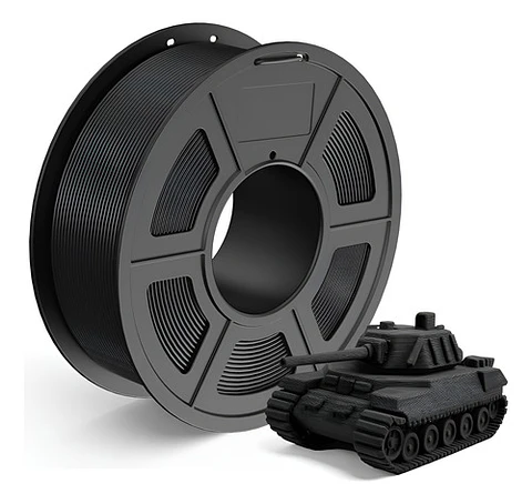 Filamento Pla Tecbears3d Para Impresora 3d 1.75 Mm 1 Kg - Negro Mate Matte Black