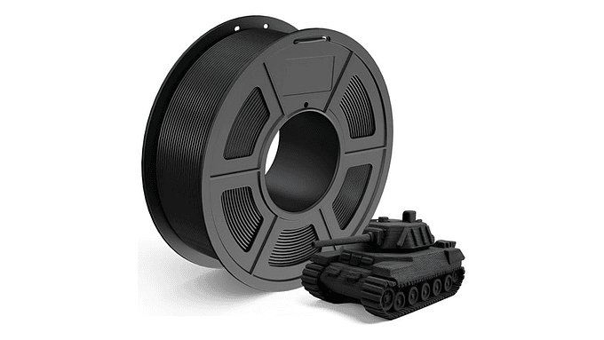 Filamento Pla Tecbears3d Para Impresora 3d 1.75 Mm 1 Kg - Negro Mate Matte Black 1