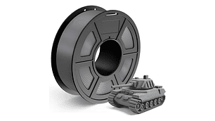 Filamento Pla Tecbears3d Para Impresora 3d 1.75 Mm 1 Kg - Gris Grafito Graphite Gray