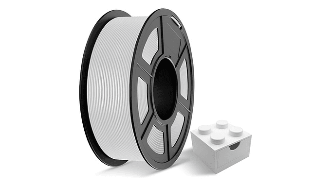 Filamento Pla Tecbears3d Para Impresora 3d 1.75 Mm 1 Kg - Blanco Perlado Pearl White 1