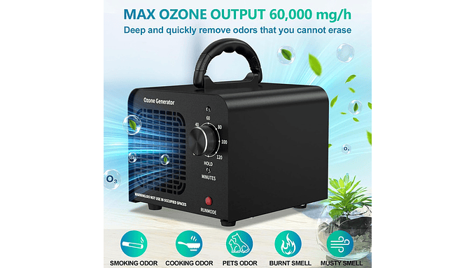 Generador De Ozono 60 000 Mg/h Industrial Y Hogar 7