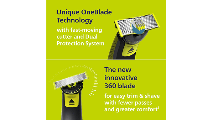 Philips Norelco Oneblade 360, Afeitadora Y Grabadora Qp272 5