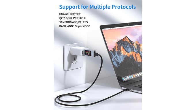 Medidor Digital Usb-c Pd Tester 430v 012a Lcd  Voltímetro 3