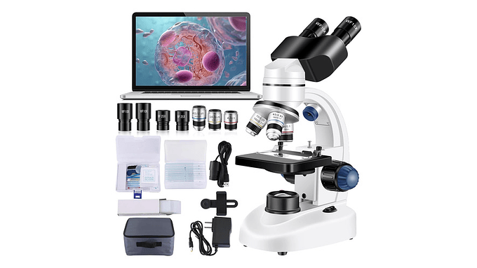 Microscopio Metalico Binocular Woehrs 40x-1000x Cámara Usb 2