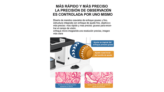 Microscopio Metalico Binocular Woehrs 40x-1000x Cámara Usb 4