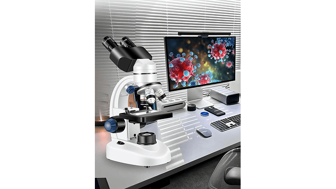 Microscopio Metalico Binocular Woehrs 40x-1000x Cámara Usb 6