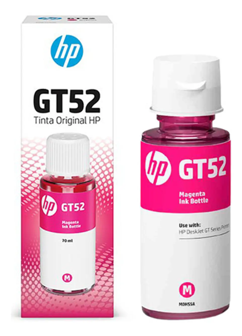 Tinta Para Impresora Hp Gt52 Color Magenta 70ml 3