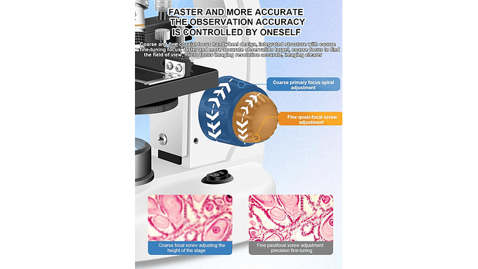 Microscopio Usb Woehrsh 40x-2000x Con Cámara Integrada Blanco 6