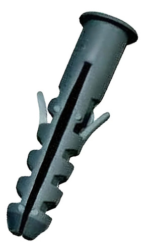Pack De 50 Tarugos Plasticos Con Tope 12mm 60m Largo Gris