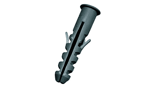 Pack De 50 Tarugos Plasticos Con Tope 12mm 60m Largo Gris