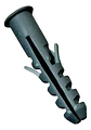 Pack De 50 Tarugos Plasticos Con Tope 12mm 60m Largo Gris - Miniatura 2