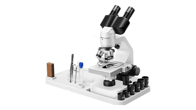 Microscopio Binocular 40x-2000x Led Doble Wifi Versión 3
